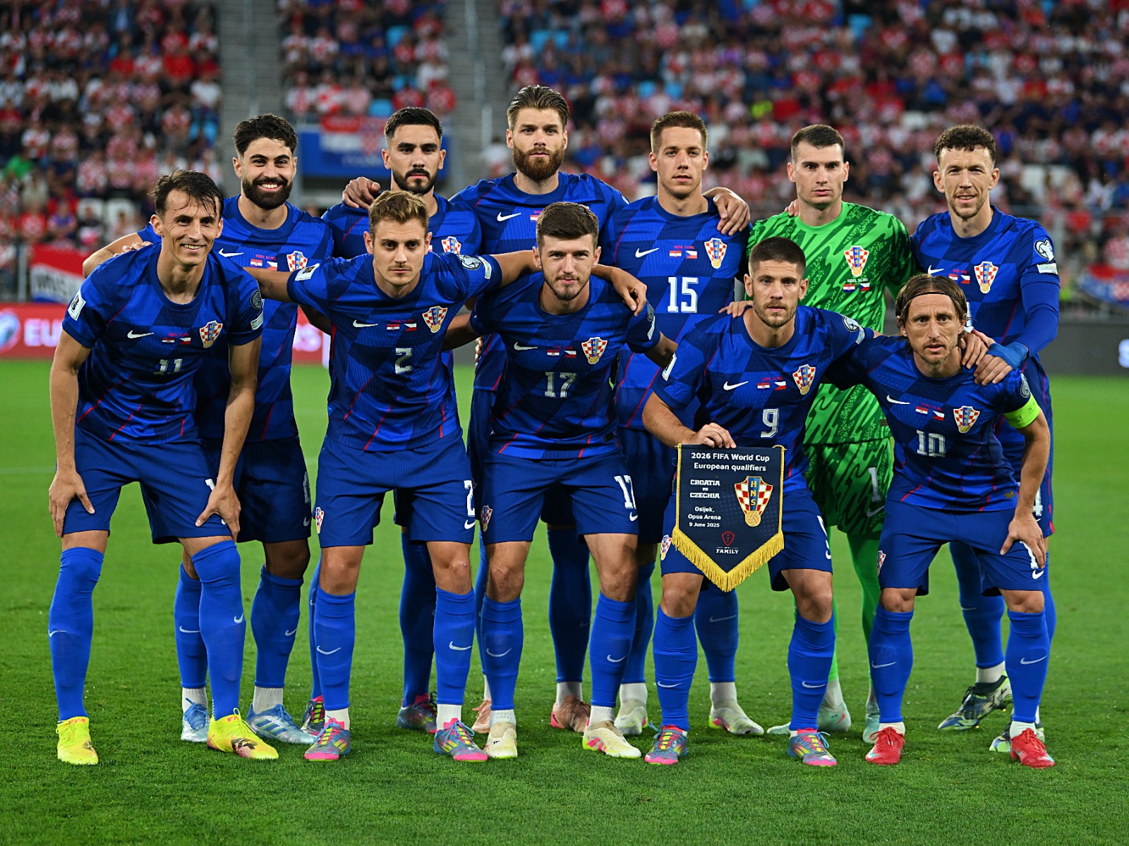 team photo for Hrvaška