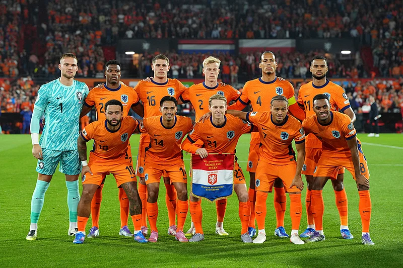 team photo for Nizozemska