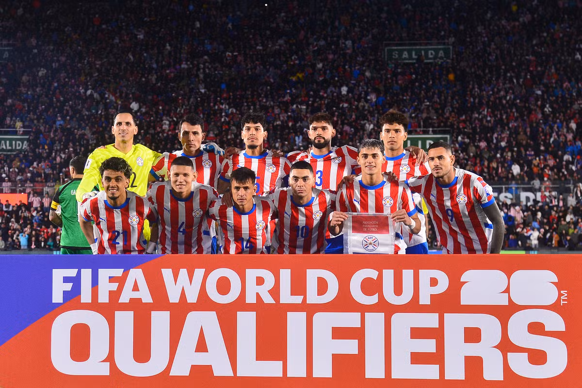 team photo for Paragvaj