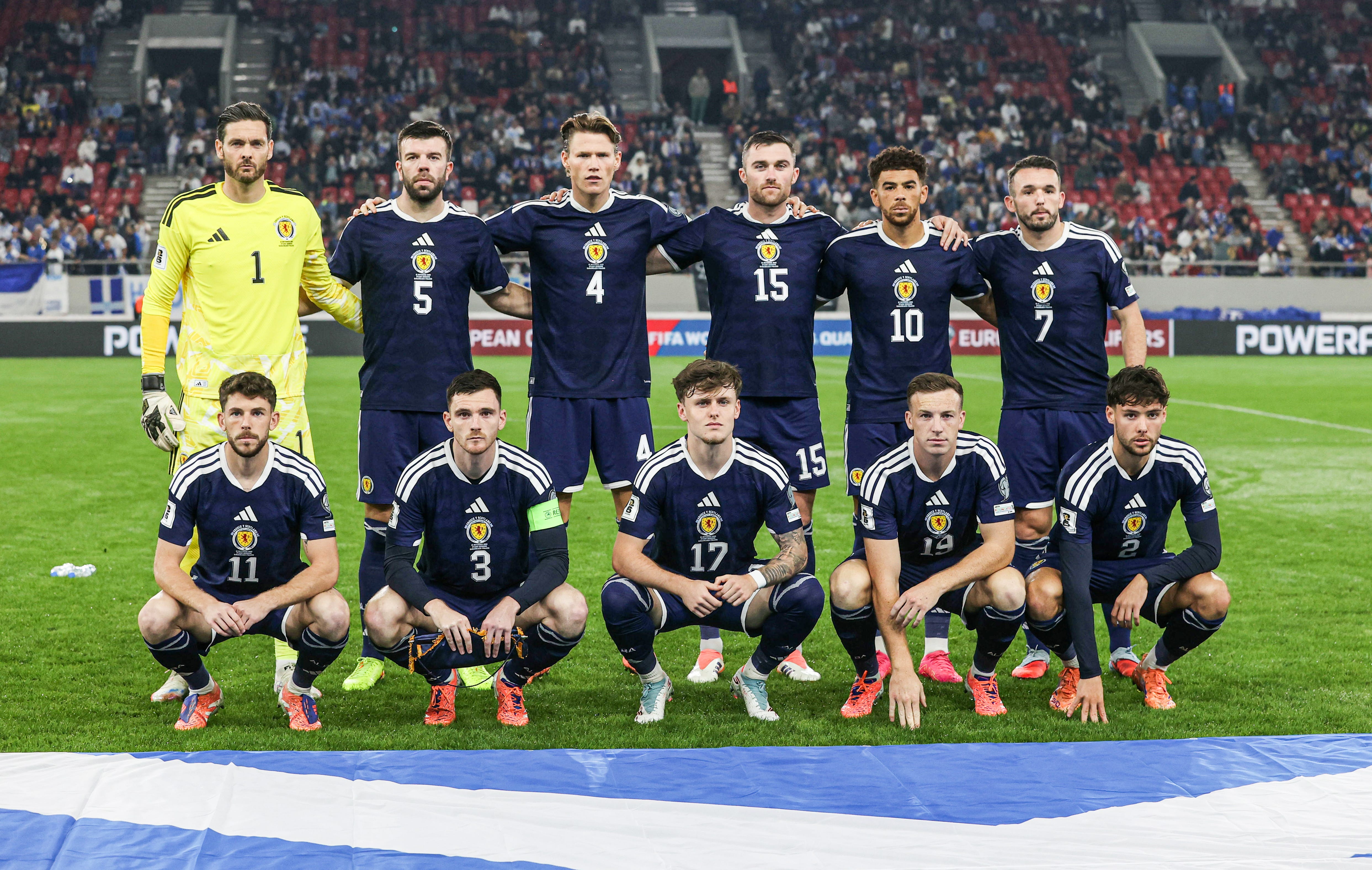 team photo for Škotska