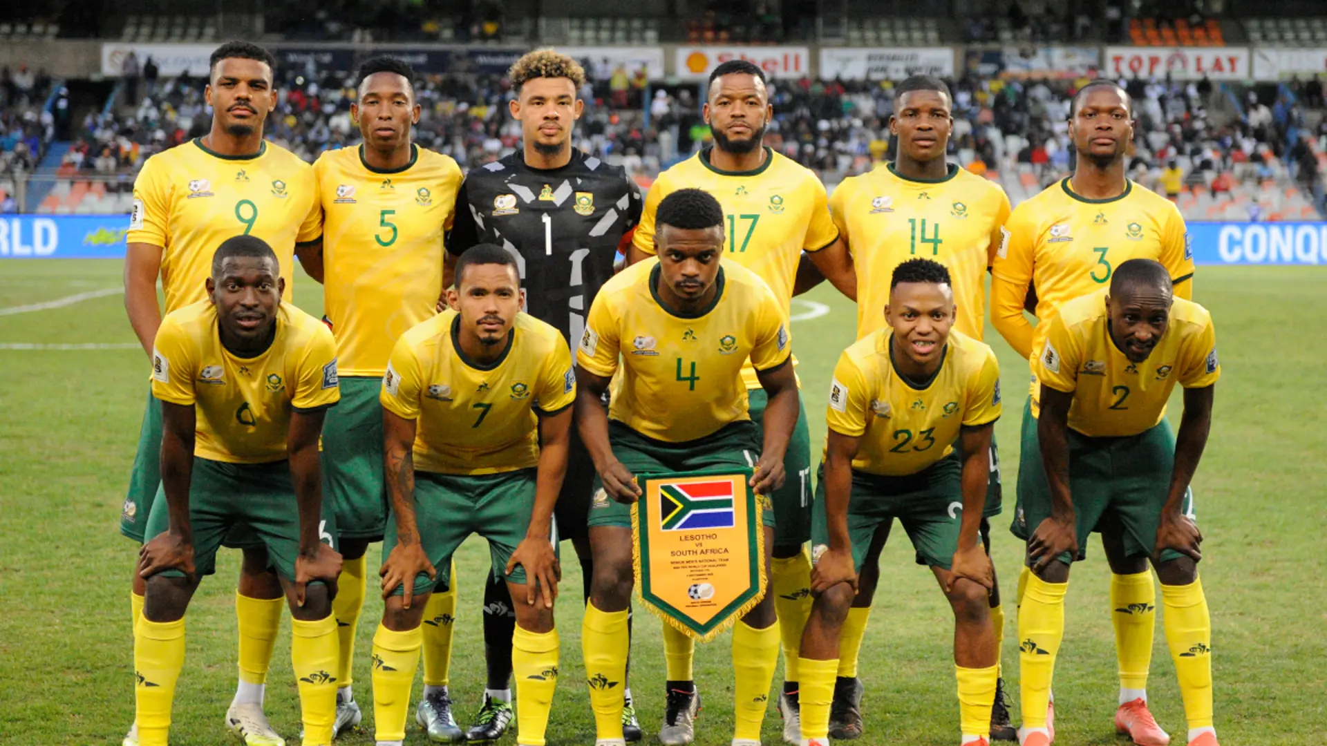 team photo for Južna Afrika